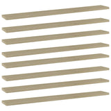 Wandschappen 40X10X1,5 Cm Bewerkt Hout Kleurig Sonoma Eiken
