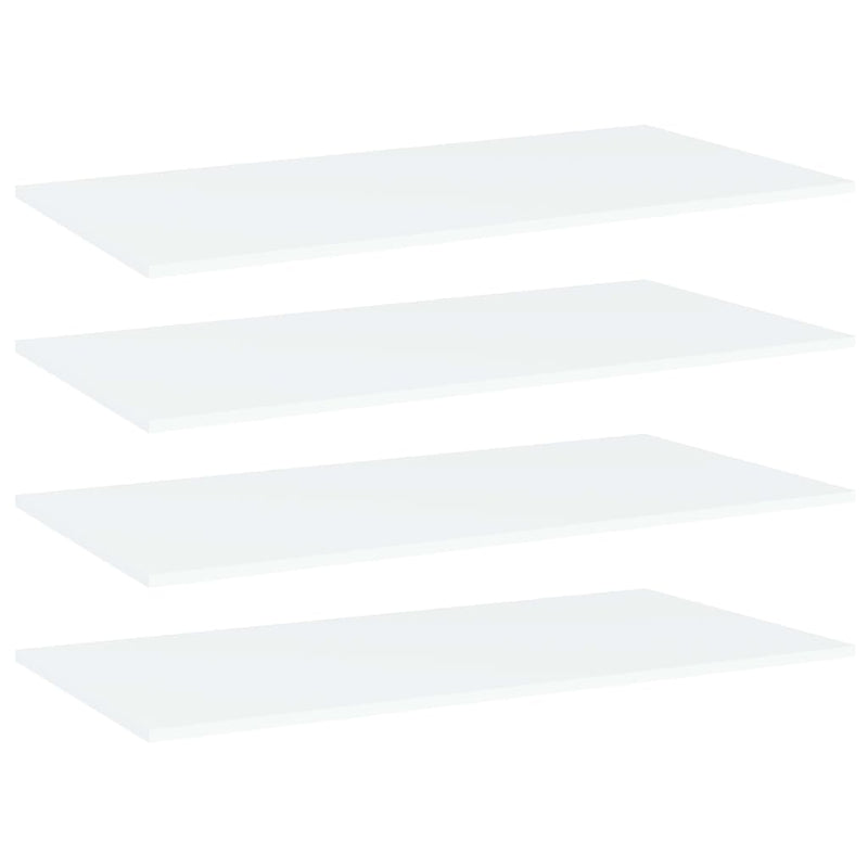 Wandschappen 40X10X1,5 Cm Bewerkt Hout Wit