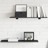 Wandschappen 40X50X1,5 Cm Bewerkt Hout Grijs