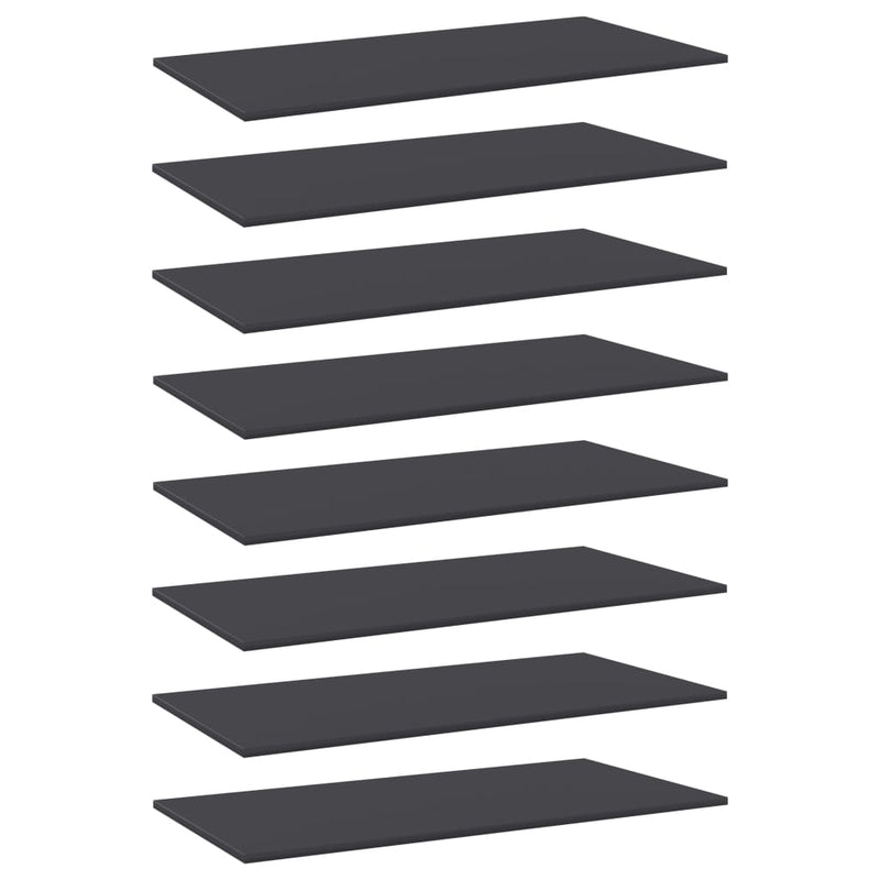 Wandschappen 40X50X1,5 Cm Bewerkt Hout Grijs