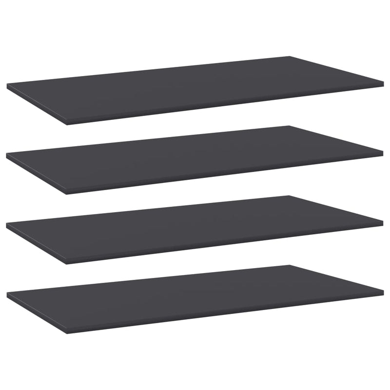 Wandschappen 40X50X1,5 Cm Bewerkt Hout Grijs