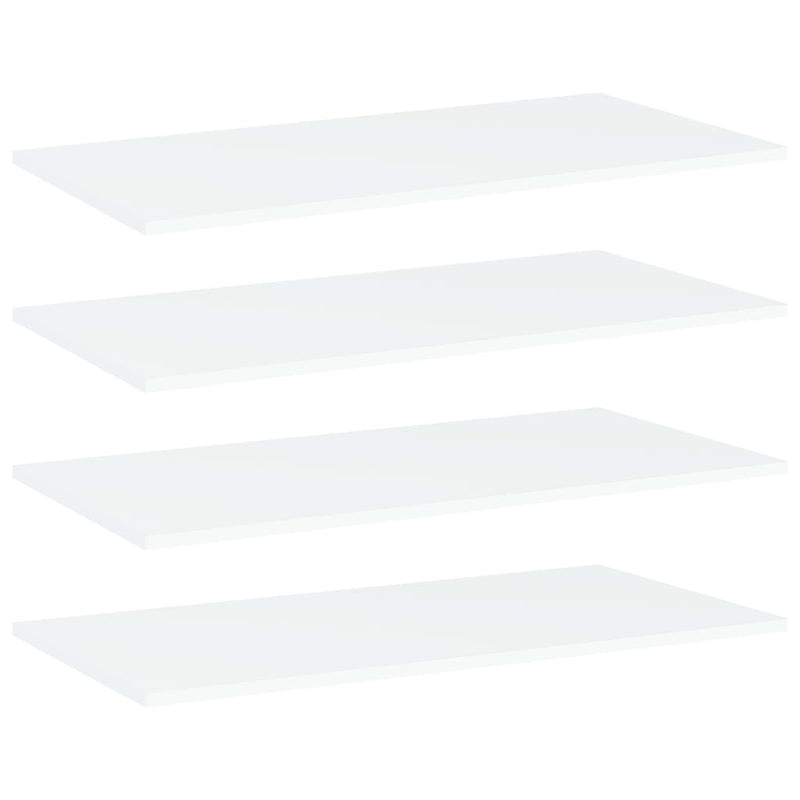 Wandschappen 40X10X1,5 Cm Bewerkt Hout Wit