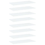 Wandschappen 40X10X1,5 Cm Bewerkt Hout Wit