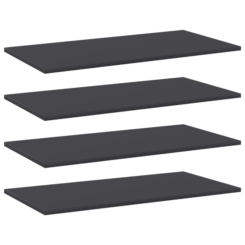 Wandschappen 40X50X1,5 Cm Bewerkt Hout Grijs