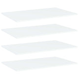 Wandschappen 40X10X1,5 Cm Bewerkt Hout Wit