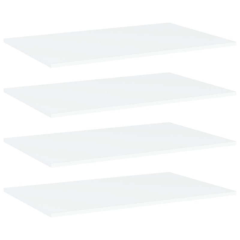 Wandschappen 40X10X1,5 Cm Bewerkt Hout Wit