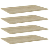 Wandschappen 40X10X1,5 Cm Bewerkt Hout Kleurig Sonoma Eiken