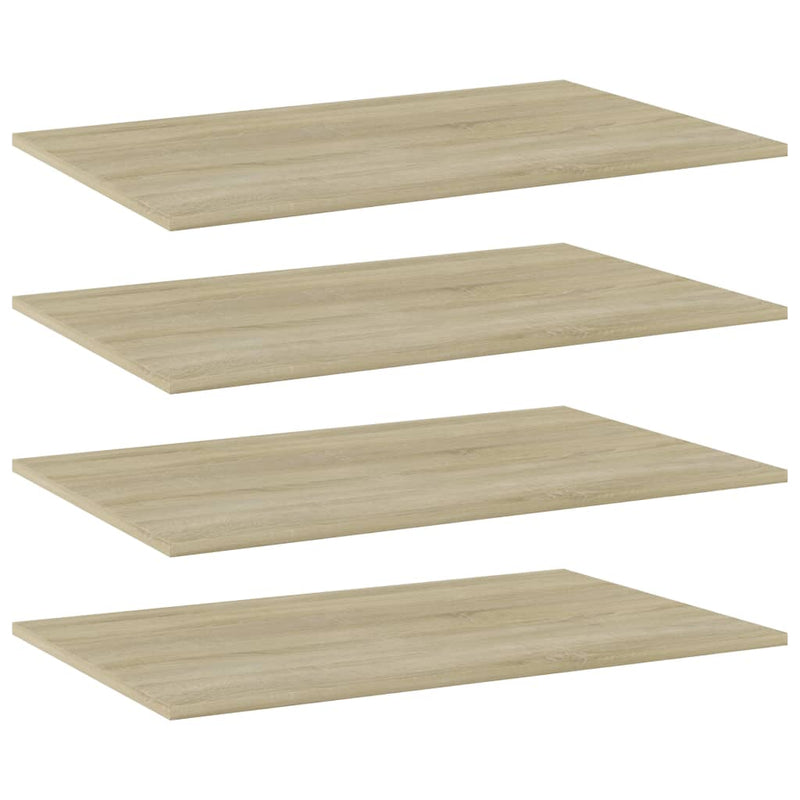 Wandschappen 40X10X1,5 Cm Bewerkt Hout Kleurig Sonoma Eiken