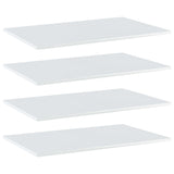 Wandschappen 40X20X1,5 Cm Bewerkt Hout Hoogglans Wit