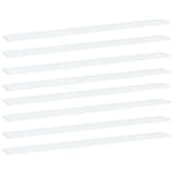 Wandschappen 40X10X1,5 Cm Bewerkt Hout Wit