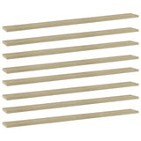 Wandschappen 40X10X1,5 Cm Bewerkt Hout Kleurig Sonoma Eiken