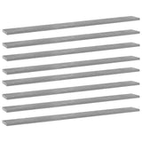 Wandschappen 40X10X1,5 Cm Bewerkt Hout Betongrijs