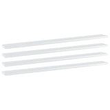 Wandschappen 40X20X1,5 Cm Bewerkt Hout Hoogglans Wit