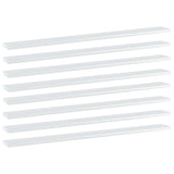 Wandschappen 40X20X1,5 Cm Bewerkt Hout Hoogglans Wit