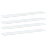 Wandschappen 40X10X1,5 Cm Bewerkt Hout Wit