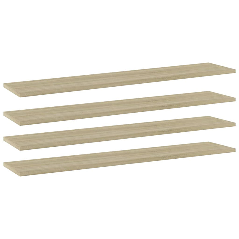 Wandschappen 40X10X1,5 Cm Bewerkt Hout Kleurig Sonoma Eiken