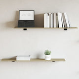 Wandschappen 40X10X1,5 Cm Bewerkt Hout Kleurig Sonoma Eiken