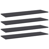 Wandschappen 40X50X1,5 Cm Bewerkt Hout Grijs