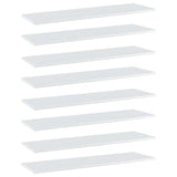 Wandschappen 40X20X1,5 Cm Bewerkt Hout Hoogglans Wit