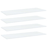 Wandschappen 40X10X1,5 Cm Bewerkt Hout Wit