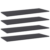 Wandschappen 40X50X1,5 Cm Bewerkt Hout Grijs