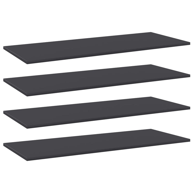 Wandschappen 40X50X1,5 Cm Bewerkt Hout Grijs