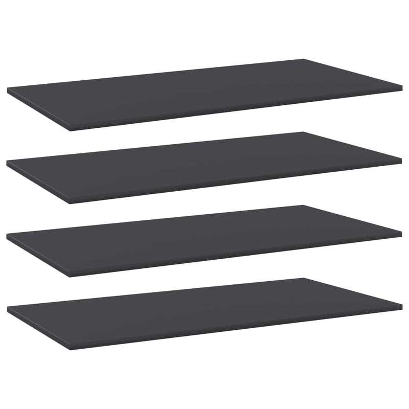 Wandschappen 40X50X1,5 Cm Bewerkt Hout Grijs