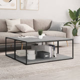Wandschappen 40X10X1,5 Cm Bewerkt Hout Betongrijs