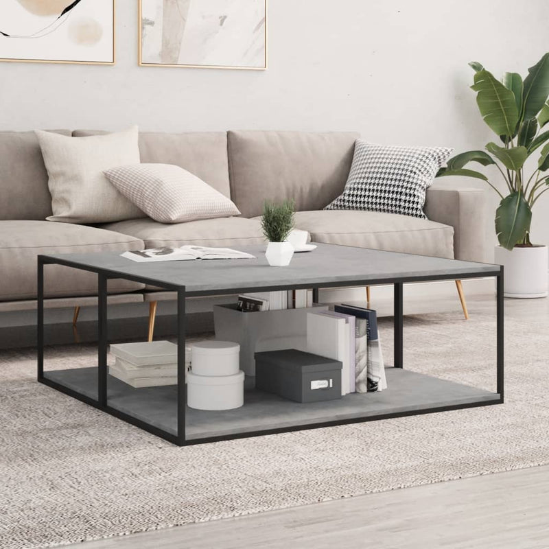 Wandschappen 40X10X1,5 Cm Bewerkt Hout Betongrijs