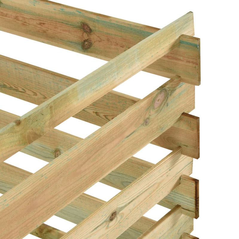 Tuincompostbak Gelat 120X120X70 Cm Geïmpregneerd Grenenhout