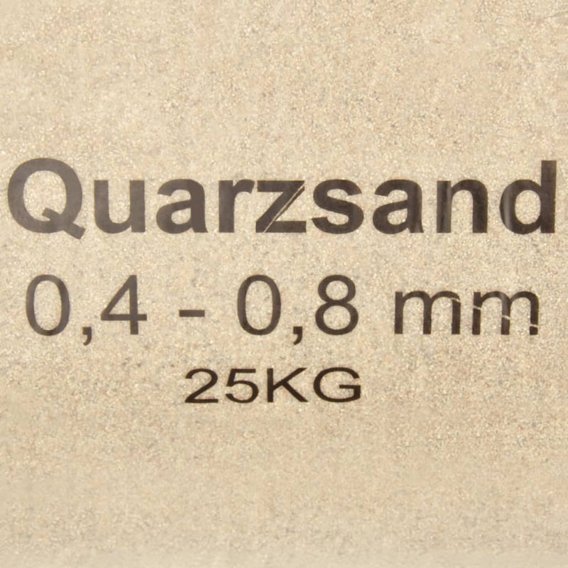 Filterzand 25 Kg 0,4-0,8 Mm