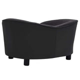 Hondenbank 69X49X40 Cm Pluche En Kunstleer