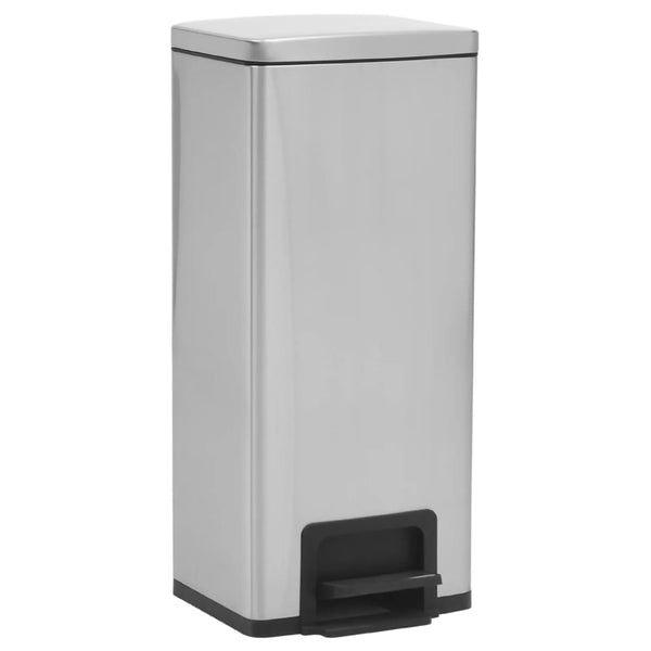 Pedaalemmer Met Anti-Vingerafdruk 30 L Rvs Kleurig