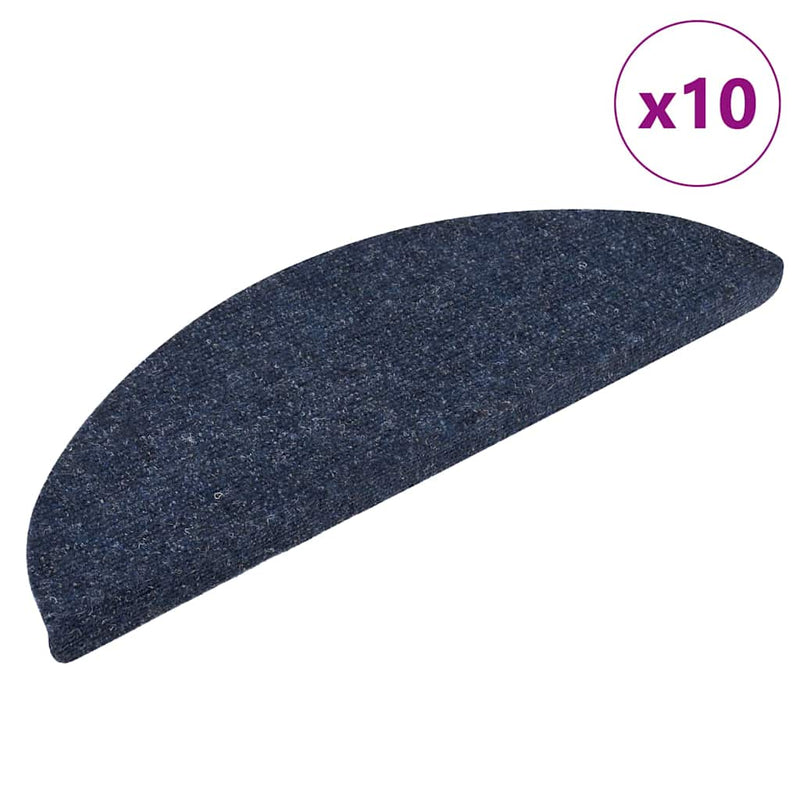 Trapmatten Zelfklevend 15 Stuks Halfrond Blauw