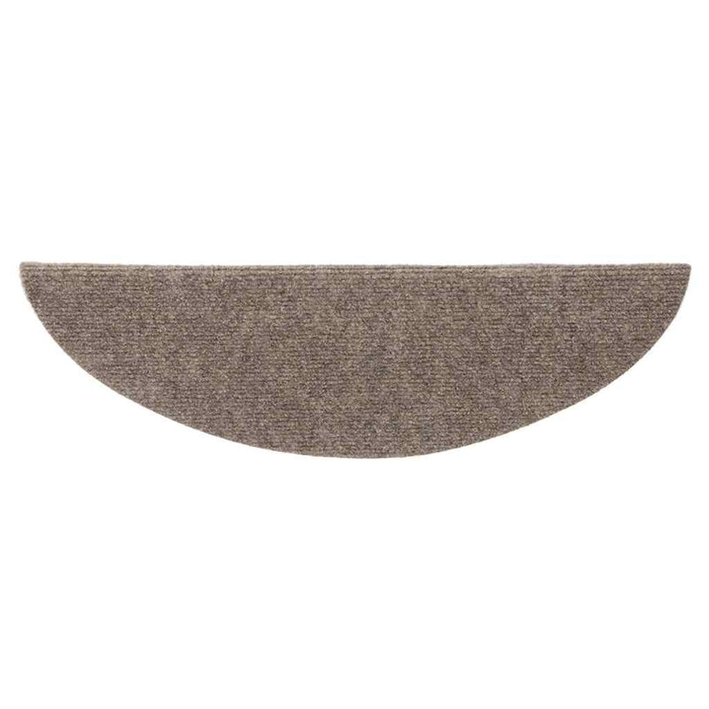 Trapmatten Zelfklevend 5 Stuks Halfrond Beige