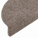 Trapmatten Zelfklevend 5 Stuks Halfrond Beige