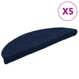Trapmatten Zelfklevend 5 Stuks Halfrond Marineblauw