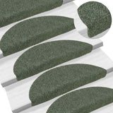 Trapmatten Zelfklevend 5 Stuks Halfrond Groen