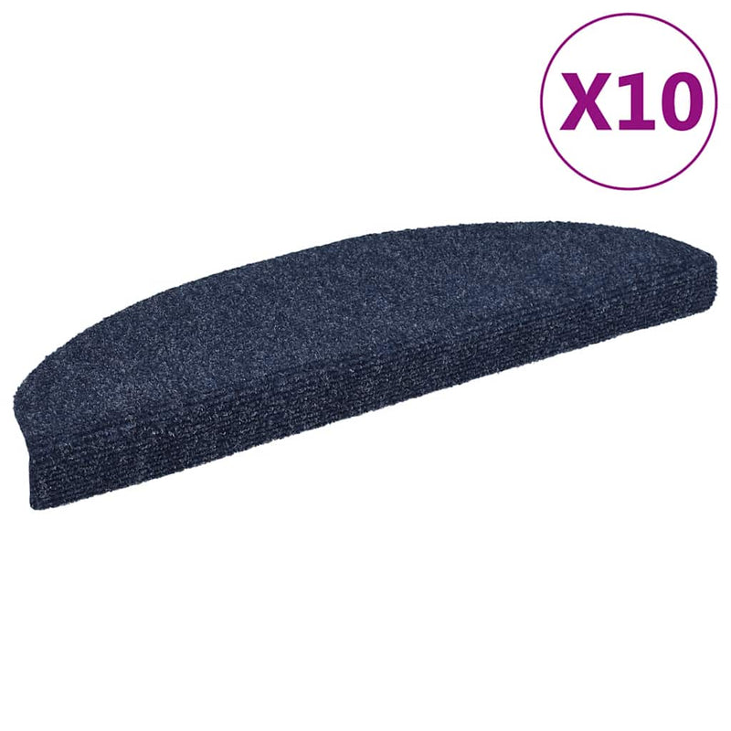 Trapmatten Zelfklevend 15 Stuks Halfrond Blauw