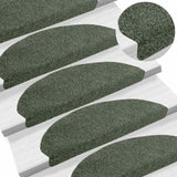 Trapmatten Zelfklevend 5 Stuks Halfrond Groen