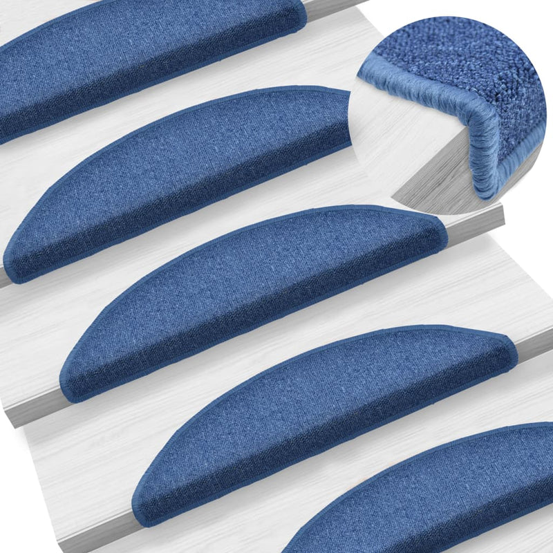 Trapmatten Halfrond Blauw
