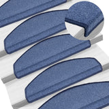 Trapmatten Halfrond Blauw
