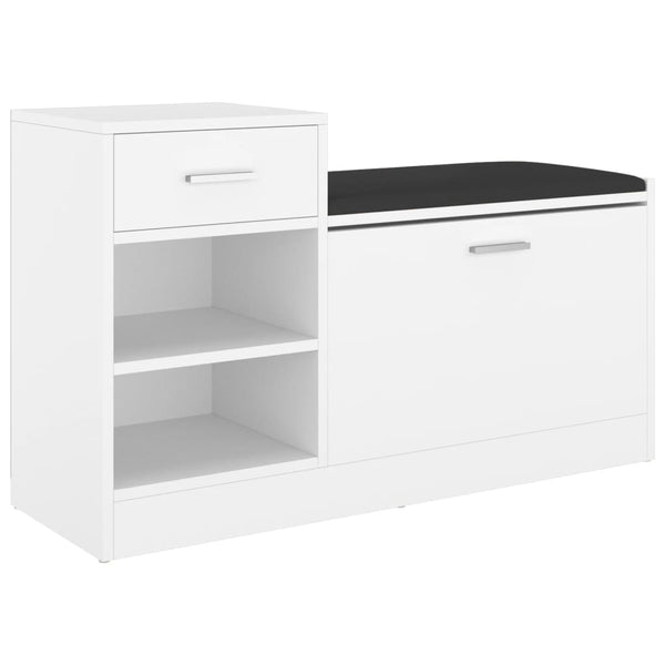 Schoenenbank 94,5X31X57 Cm Bewerkt Hout