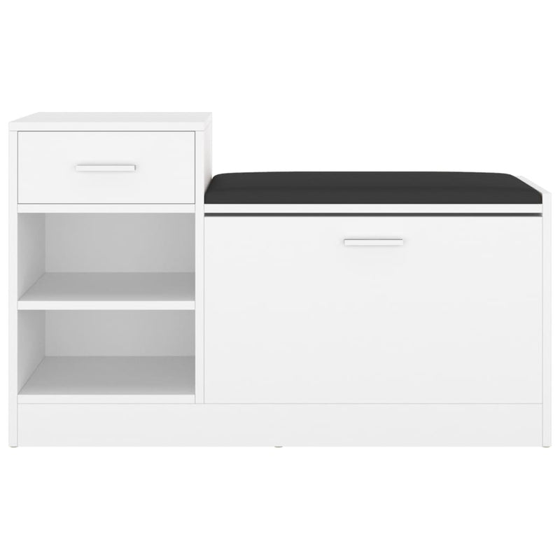 Schoenenbank 94,5X31X57 Cm Bewerkt Hout