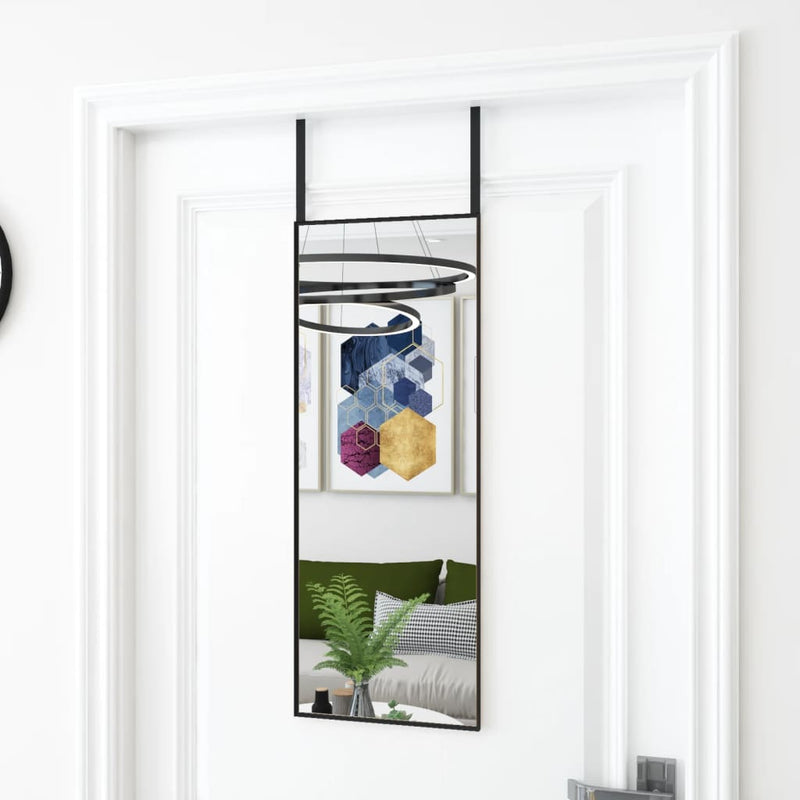 Deurspiegel Glas En Aluminium Kleurig