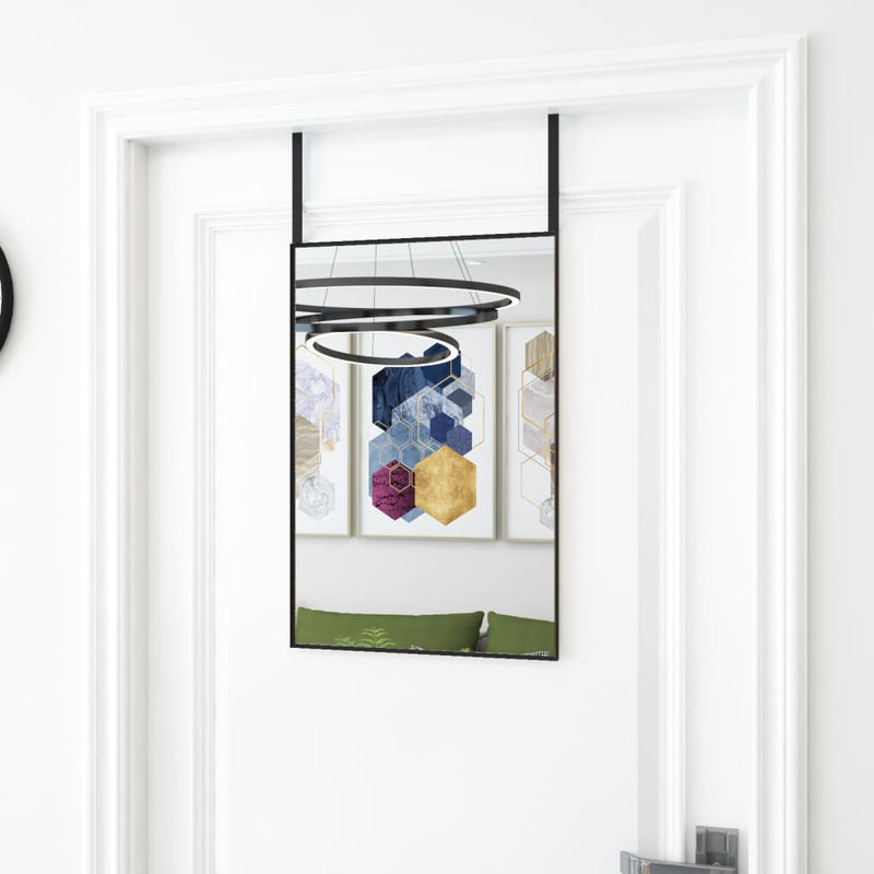 Deurspiegel Glas En Aluminium Kleurig
