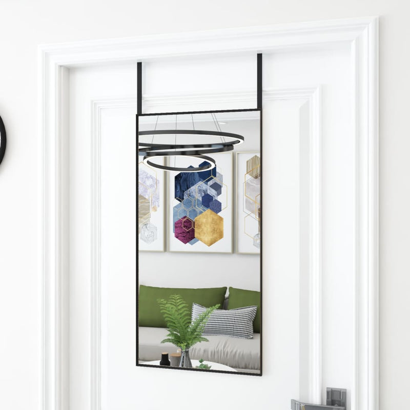 Deurspiegel Glas En Aluminium Kleurig