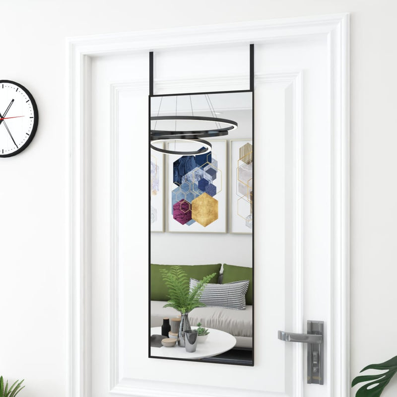 Deurspiegel Glas En Aluminium Kleurig