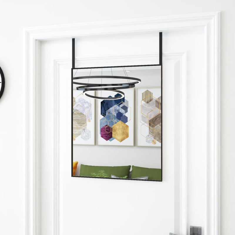 Deurspiegel Glas En Aluminium Kleurig