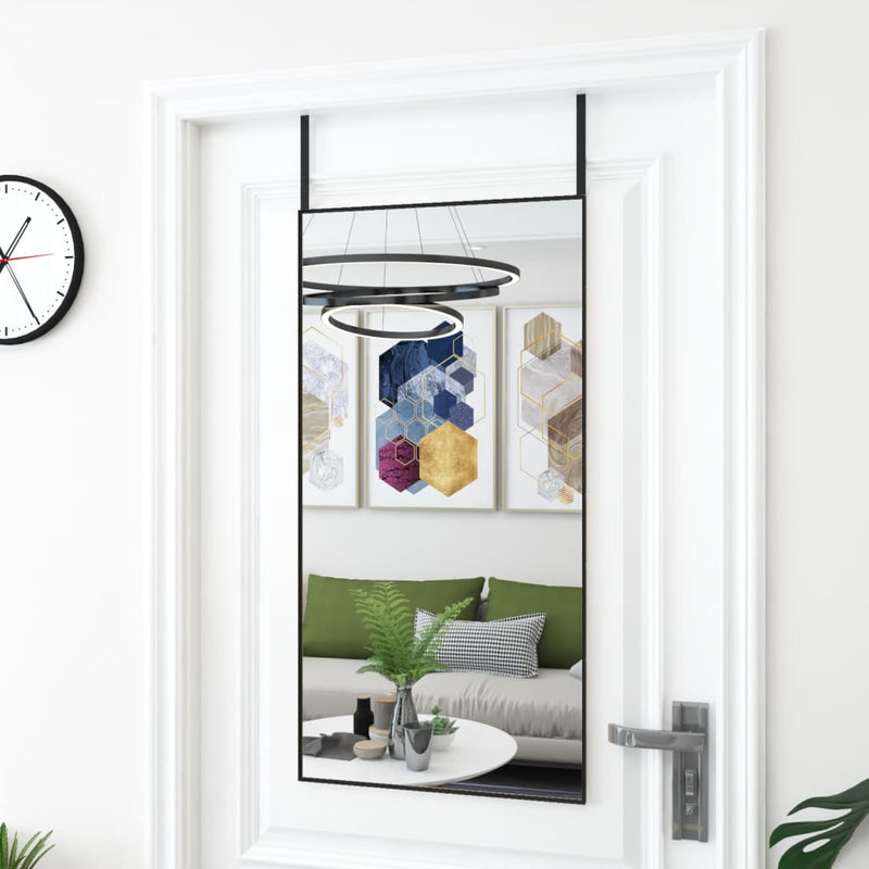 Deurspiegel Glas En Aluminium Kleurig